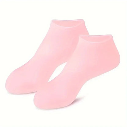 Silicone Moisturizing Socks – Spa Gel Socks for Cracked & Dry Feet (1 Pair)