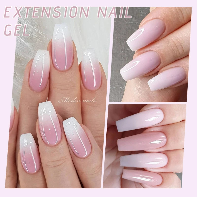 Polygel Nail Extension Kit - Complete Manicure Set (15ml Tubes)