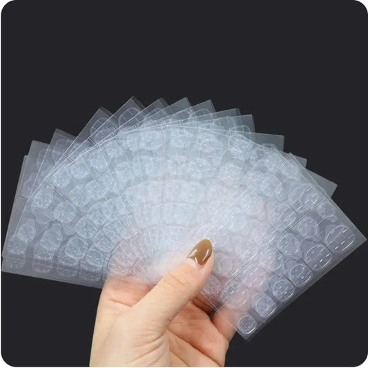 Nail Adhesive Tabs - 600 Pcs Double-Sided Waterproof Nail Stickers