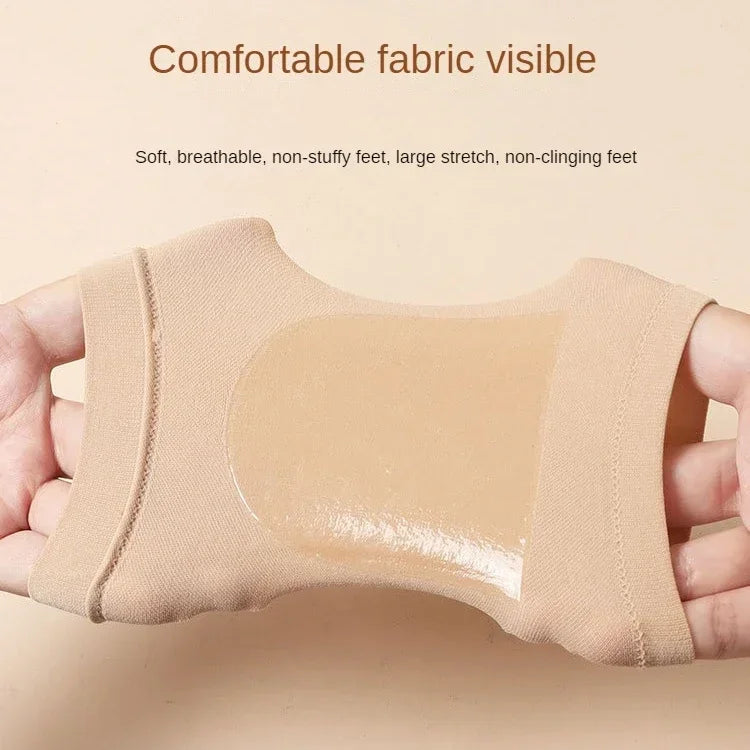 Silicone Heel Protectors Socks – Anti-Crack & Moisturizing Foot Care Sleeves