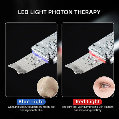 6-in-1 Ultrasonic EMS Skin Scrubber | Deep Cleansing, Blackhead Remover & LED Therapy