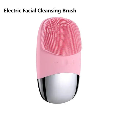 Silicone Facial Cleansing Brush – Waterproof | Deep Pore Cleaner & Face Massager