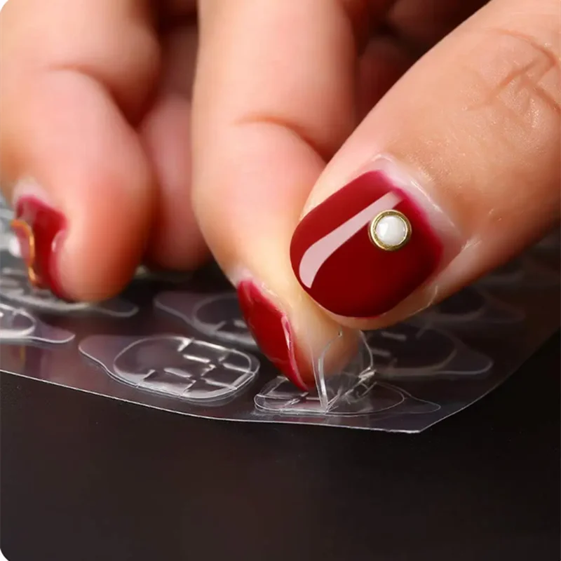Nail Adhesive Tabs - 600 Pcs Double-Sided Waterproof Nail Stickers