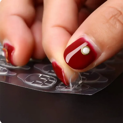 Nail Adhesive Tabs - 600 Pcs Double-Sided Waterproof Nail Stickers