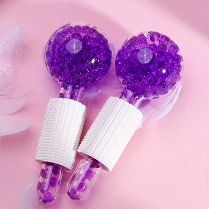 Beauty Ice Globes – 2pcs Facial Cooling & Massager Set