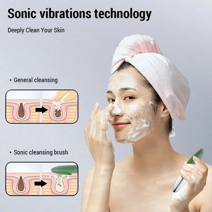 Silicone Facial Cleansing Brush – Waterproof | Deep Pore Cleaner & Face Massager