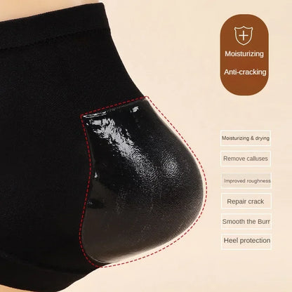 Silicone Heel Protectors Socks – Anti-Crack & Moisturizing Foot Care Sleeves