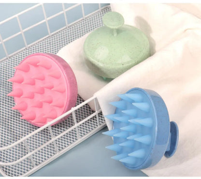 Silicone Scalp Massager Shampoo Brush | Hair & Scalp Care Tool