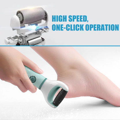 Electric Foot Callus Remover – Rechargeable & Waterproof Pedicure Tool