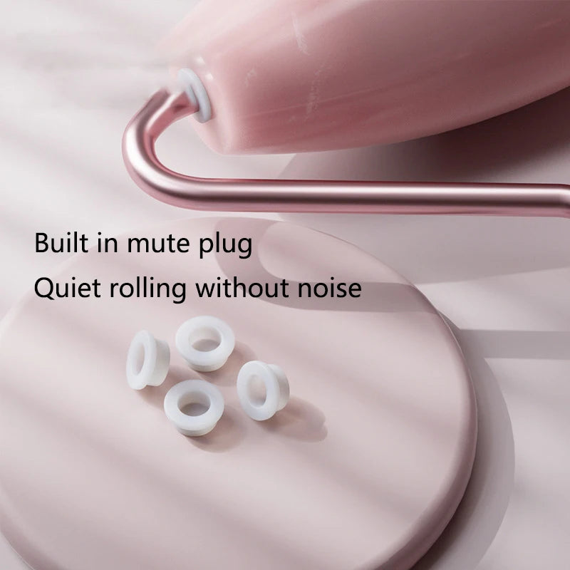 Face & Neck Massager Roller + Gua Sha Scraping Board – Resin Crystal Beauty Tool Set