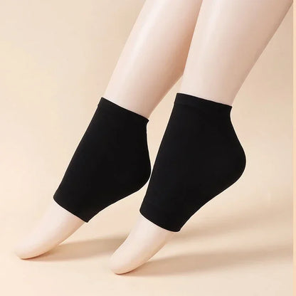 Silicone Heel Protectors Socks – Anti-Crack & Moisturizing Foot Care Sleeves