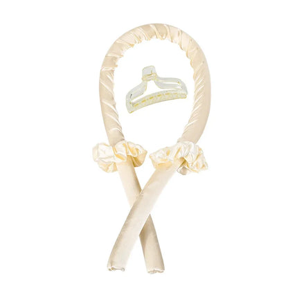 Heatless Curling Rod Hairband | Overnight Silk Curling Set