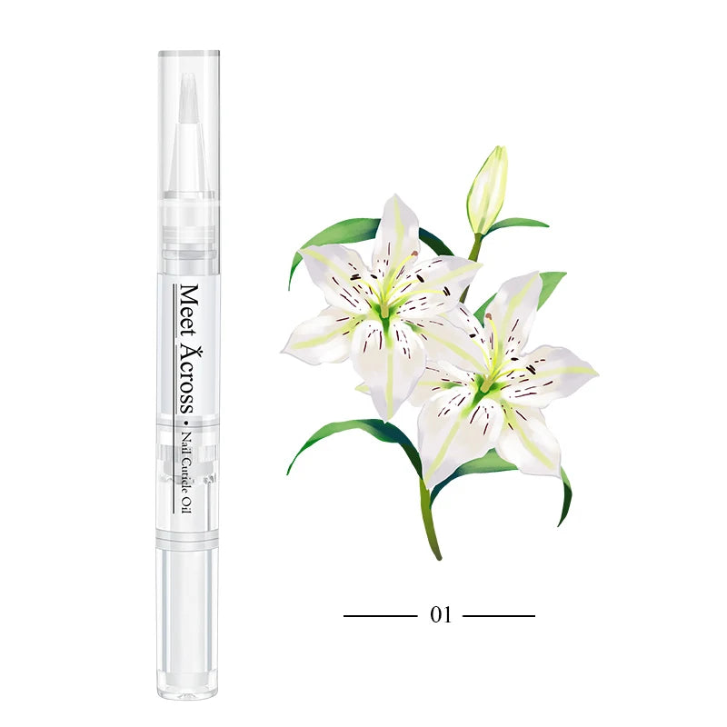 Nail Cuticle Oil Pen for Beauty Health Edge Pen Oil 5ml Nourishment Oil for Manicure Nailfinger Care Tools Finger Nail Treatment