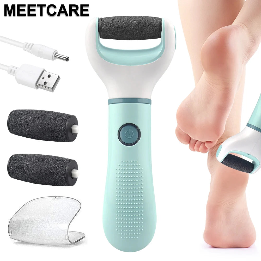 Electric Foot Callus Remover – Rechargeable & Waterproof Pedicure Tool