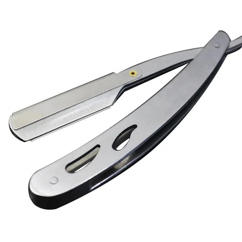 Men Straight Razor Edge Stainless Steel Sharp Barber Razor Professional Manual Shaver Shaving Safety Beard Cutter Shaving Tools