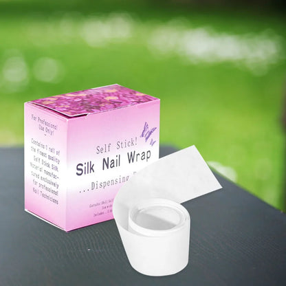 Silk Fiberglass Nail Wrap – Self-Adhesive Repair Tape for Broken Nails