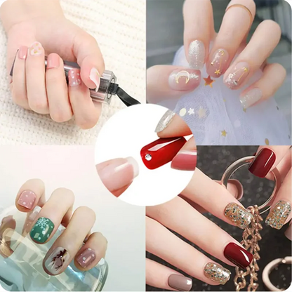 Nail Adhesive Tabs - 600 Pcs Double-Sided Waterproof Nail Stickers