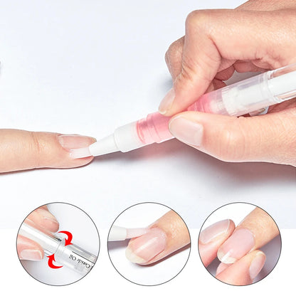 Nail Cuticle Oil Pen for Beauty Health Edge Pen Oil 5ml Nourishment Oil for Manicure Nailfinger Care Tools Finger Nail Treatment