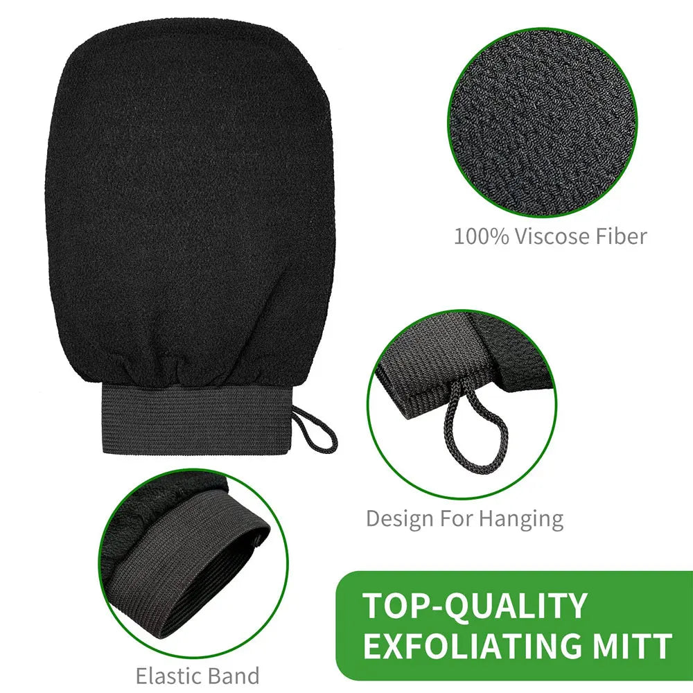 Exfoliating Bath Glove – Moroccan Kessa Mitt for Smooth & Radiant Skin