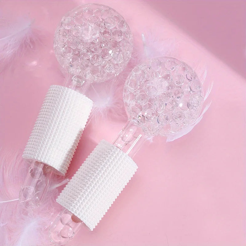 Beauty Ice Globes – 2pcs Facial Cooling & Massager Set