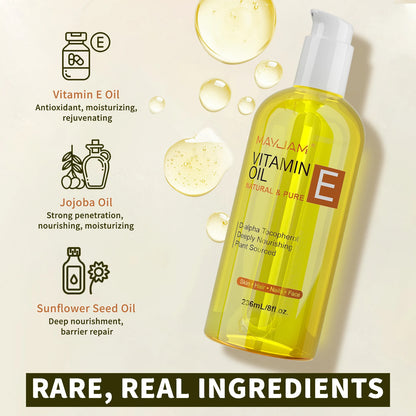 Natural Vitamin E Oil | Skin, Hair & Nail Care