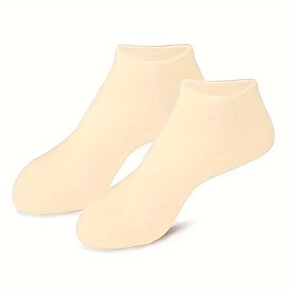 Silicone Moisturizing Socks – Spa Gel Socks for Cracked & Dry Feet (1 Pair)