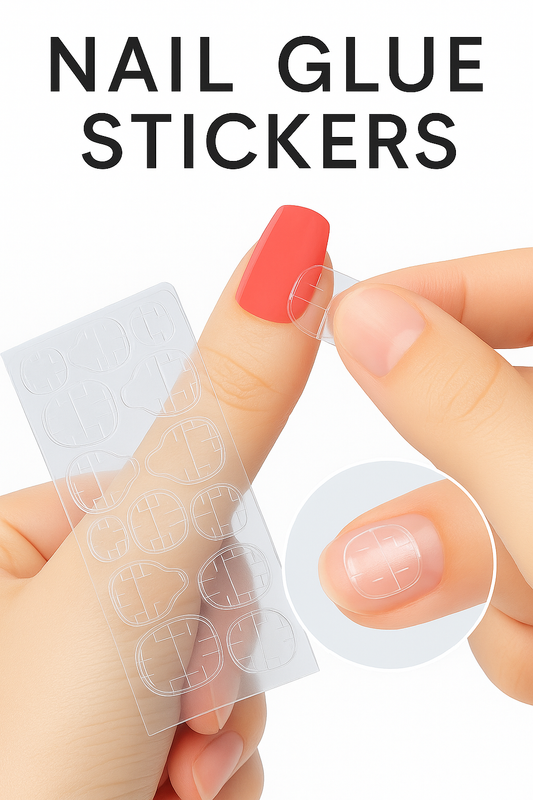 Nail Adhesive Tabs - 600 Pcs Double-Sided Waterproof Nail Stickers